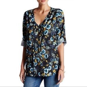 NWT Yumi Kim Silk Floral Tunic Top Small